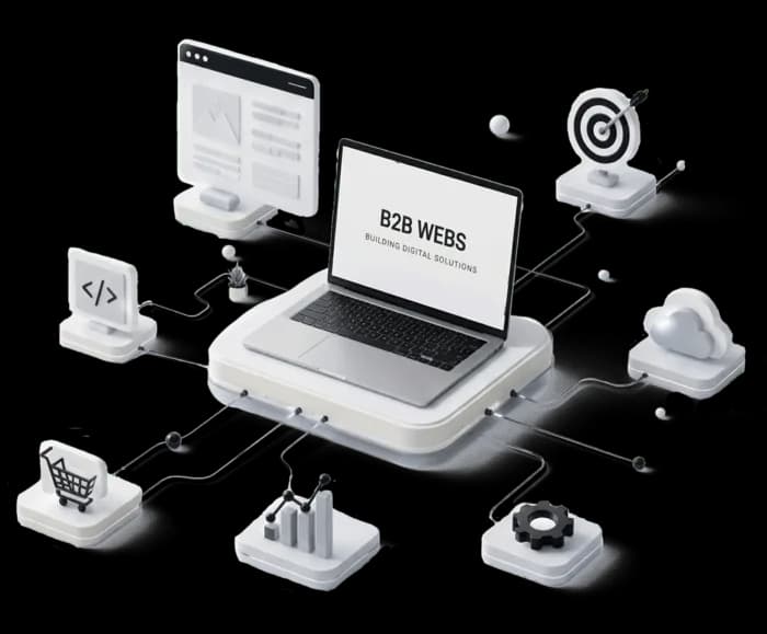 B2B Webs Digital Ecosystem Diagram